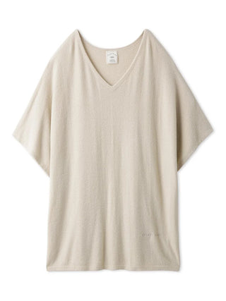 Smoothie Lite Pullover Top in beige, Women's Loungewear Tops, T-shirt , Tank Top at Gelato Pique USA.