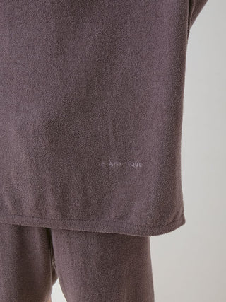 Smoothie Lite Pullover Top in charcoal gray, Women's Loungewear Tops, T-shirt , Tank Top at Gelato Pique USA.