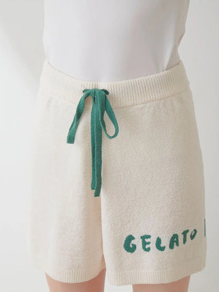 TOSHIYUKI HIRANO DOG Jacquard Loungewear Set in IVORY, Women's Loungewear Set at Gelato Pique USA.