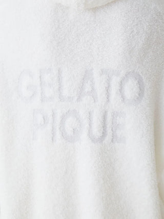 Polar Bear Costume Fuzzy Zip-Up Hoodie in OFF WHITE, Women's Loungewear Hoodies & Sweatshirts Zip-ups & Pullovers at Gelato Pique USA.