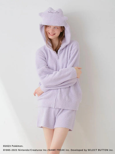 [Pokémon Sleep] Baby Moco Ditto Parka & Shorts Set gelato pique