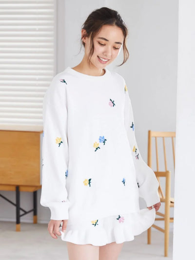 Airy Moco Pullover Long Sleeve Sweater gelato pique