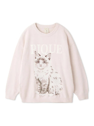 CAT Jacquard Long Sleeve Sweatshirt