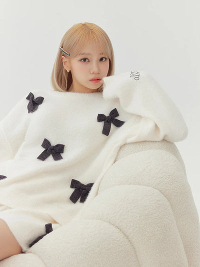 Ribbon Pullover gelato pique