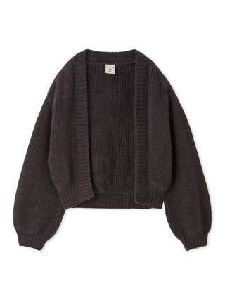 Bolero Cardigan in Dark Gray, Comfy and Luxury Women's Loungewear Cardigan at Gelato Pique USA