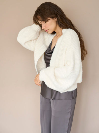 Bolero Cardigan gelato pique