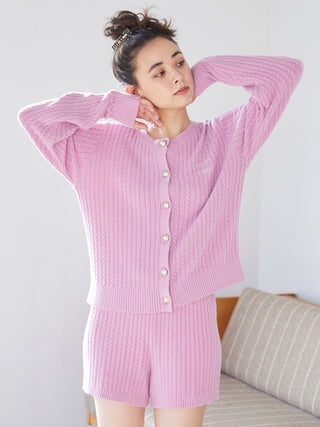 Smoothie Aran Knit Cardigan