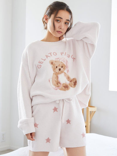 GOOD NIGHT BEAR Loungewear Set gelato pique