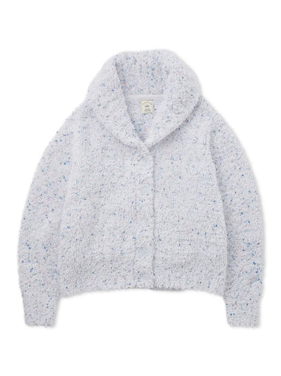 Gelato Plush Shawl Collar Cardigan gelato pique