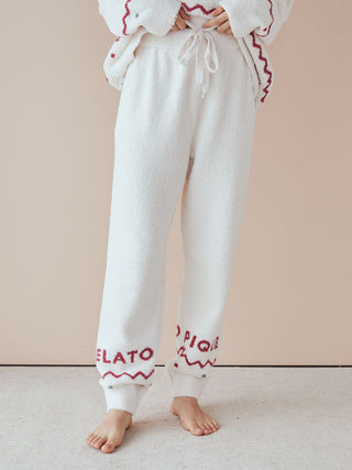 Holiday Nordic Loungewear Set in Ivory, Women's Loungewear Set at Gelato Pique USA