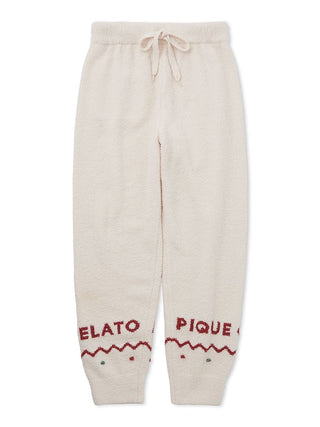 Holiday Nordic Loungewear Set in Ivory, Women's Loungewear Set at Gelato Pique USA