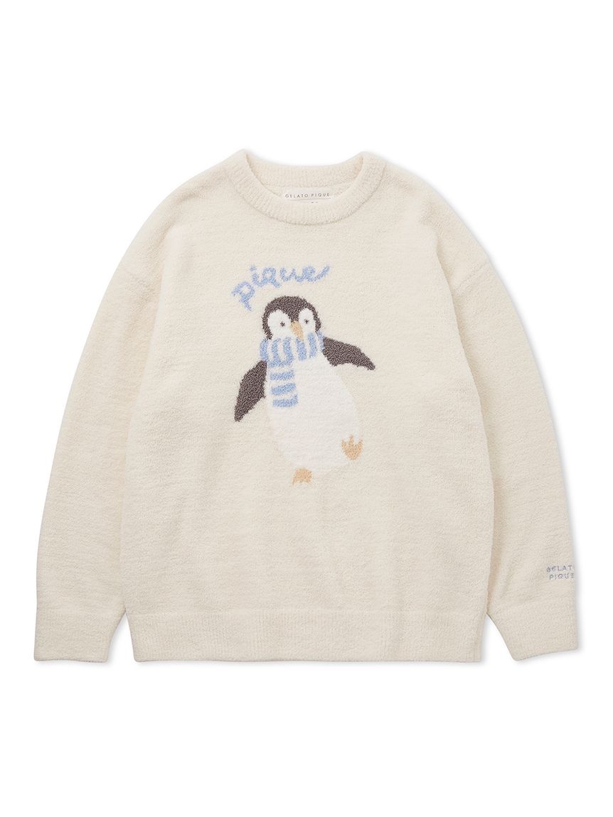 Penguin Jacquard Pullover Sweater