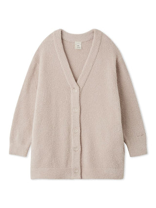 Baby Moco Maternity Button-Up Oversized Cardigan in BEIGE, Comfy and Luxury Women's Loungewear Cardigan at Gelato Pique USA.