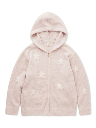 Powder Star Jacquard Zip Up Hoodie