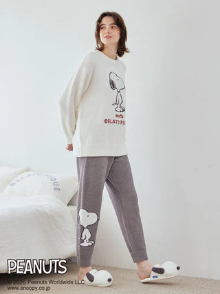 [PEANUTS] Baby Moco Jacquard Pullover & Pants Set