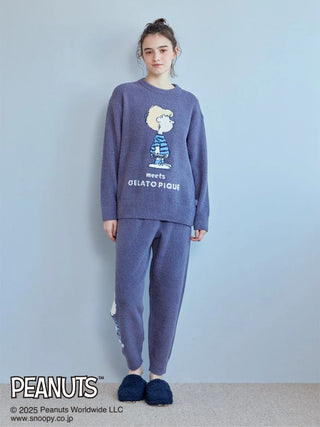 [PEANUTS] Baby Moco Jacquard Pullover & Pants Set