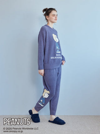 [PEANUTS] Baby Moco Jacquard Pullover & Pants Set