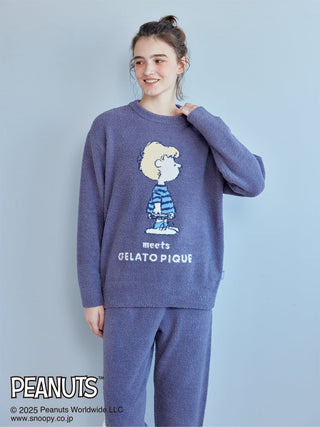 [PEANUTS] Baby Moco Jacquard Pullover & Pants Set