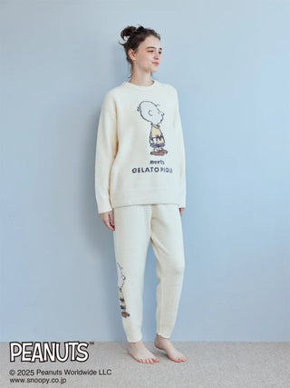 [PEANUTS] Baby Moco Jacquard Pullover & Pants Set