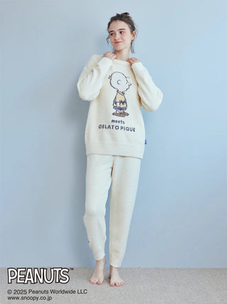 [PEANUTS] Baby Moco Jacquard Pullover & Pants Set