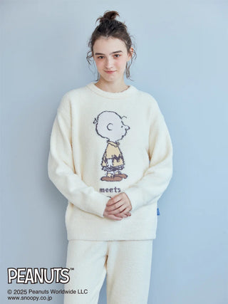 [PEANUTS] Baby Moco Jacquard Pullover & Pants Set