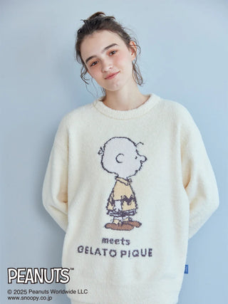 [PEANUTS] Baby Moco Jacquard Pullover & Pants Set