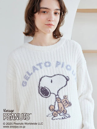 [PEANUTS] SNOOPY×BEAR Jacquard Pullover