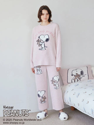 [PEANUTS] SNOOPY×BEAR Jacquard Pullover