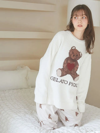 [Valentine] Babymoco  Heart Bear Pullover Sweater