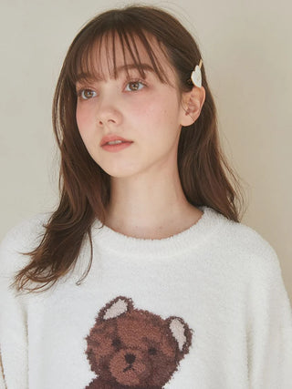 [Valentine] Babymoco  Heart Bear Pullover Sweater