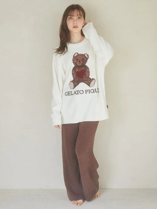 [Valentine] Babymoco  Heart Bear Pullover Sweater