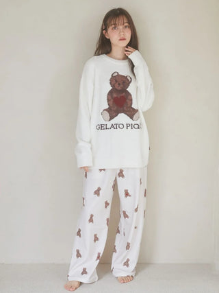 [Valentine] Babymoco  Heart Bear Pullover Sweater