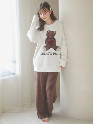 [Valentine] Babymoco  Heart Bear Pullover Sweater