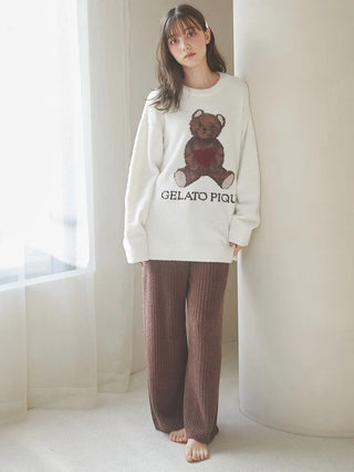 [Valentine] Babymoco  Heart Bear Pullover Sweater