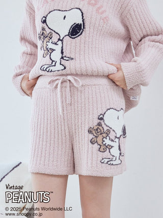 [PEANUTS] SNOOPY×BEAR Jacquard Pullover & Shorts Set