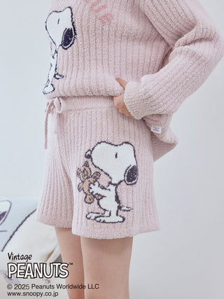 [PEANUTS] SNOOPY×BEAR Jacquard Pullover & Shorts Set