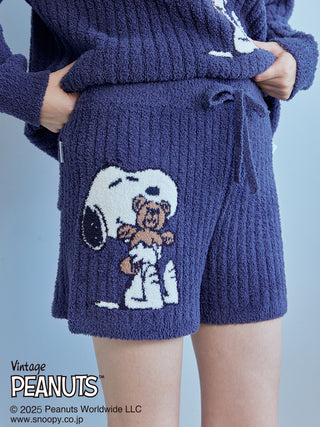 [PEANUTS] SNOOPY×BEAR Jacquard Pullover & Shorts Set