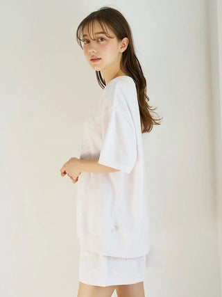 Women's Seal Jacquard Lounge Pullover & Shorts Set
