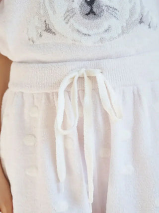 Women's Seal Jacquard Lounge Pullover & Shorts Set