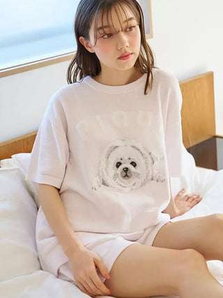 Women's Seal Jacquard Lounge Pullover & Shorts Set