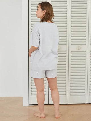 Women's Seal Jacquard Lounge Pullover & Shorts Set