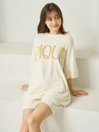 Smoothie Logo Jacquard Pullover & Shorts Set