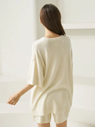 Smoothie Logo Jacquard Pullover & Shorts Set