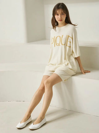 Smoothie Logo Jacquard Pullover & Shorts Set