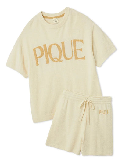 Smoothie Logo Jacquard Pullover & Shorts Set gelato pique