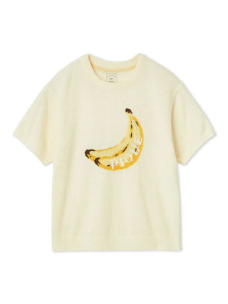Fruit Jacquard Pullover Tops