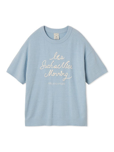 Morning Jacquard Pullover Tops gelato pique