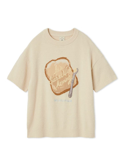 Morning Jacquard Pullover Tops gelato pique