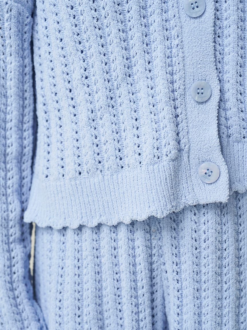 Airy Moco Crochet Cardigan