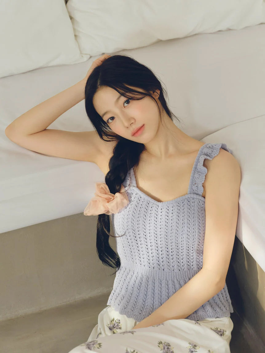 Airy Moco Crochet Tank Top